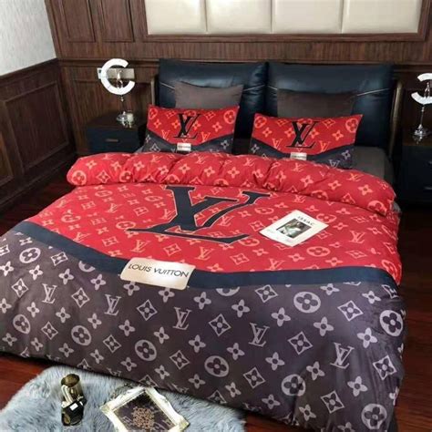 louis vuitton bed sheet set.